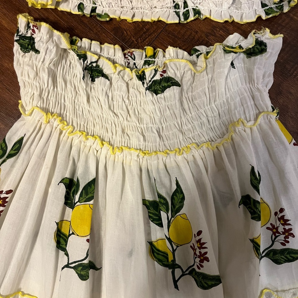 CJ Laing Lemon Print Top and Skirt Set ๐ - Picture 11 of 16